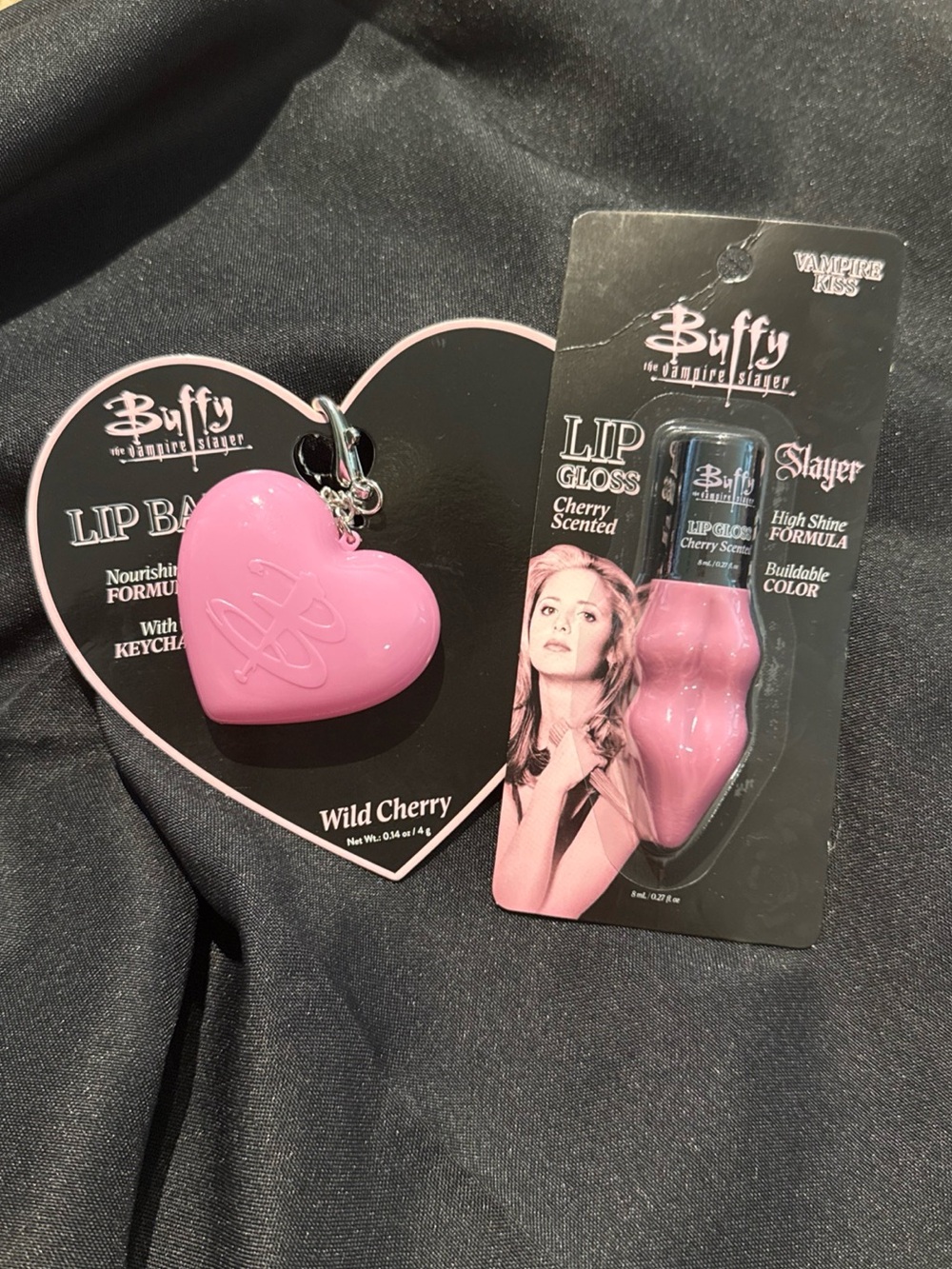 Buffy the Vampire Slayer - Pink Lip Gloss & Balm Duo - Wild Cherry